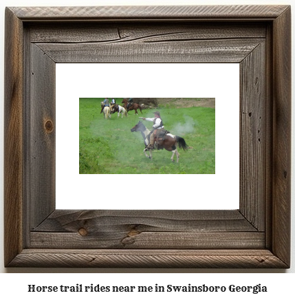 horse trail rides near me in Swainsboro, Georgia